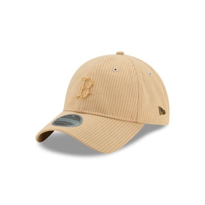 Boston Red Sox Gorra | New Era MLB Seersucker Black Label 9twenty Adjustable Cap Mexico - Marrom